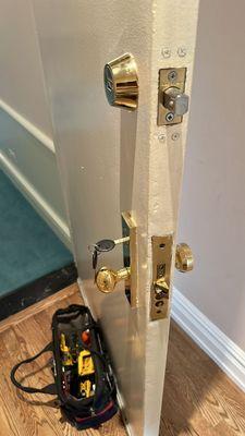 High security lock installations