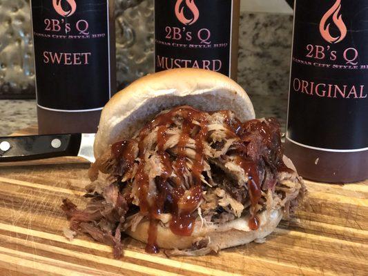 Pulled pork sandwich