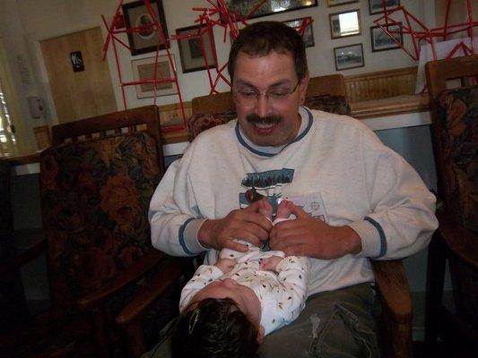 Walt doing Infant Massage