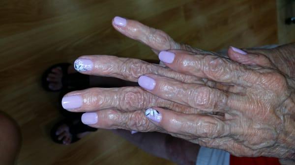 My grammys beautiful nails