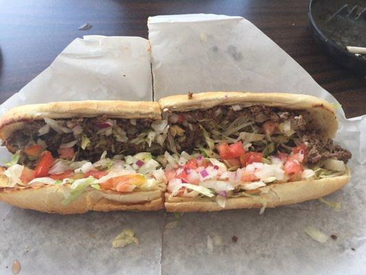 $9 Steak Sub - with hardly any steak!