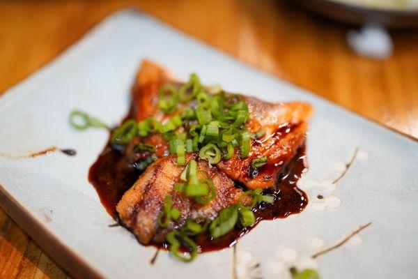 Salmon teriyaki