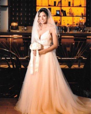 My wedding dress tia altered for me  thank you sweet tia you were so kind