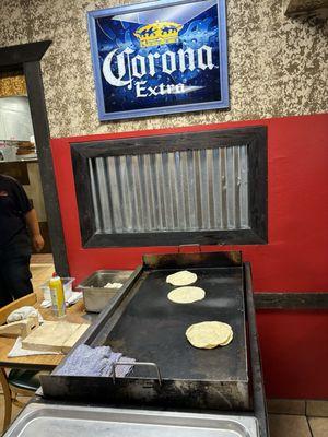 House made tortillas