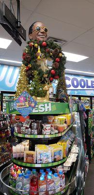 Holiday display inside AMPM