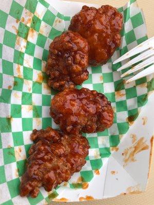 Irish whiskey boneless wings!