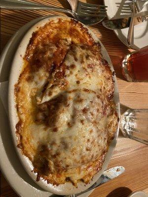 AMAZING eggplant parmesan.