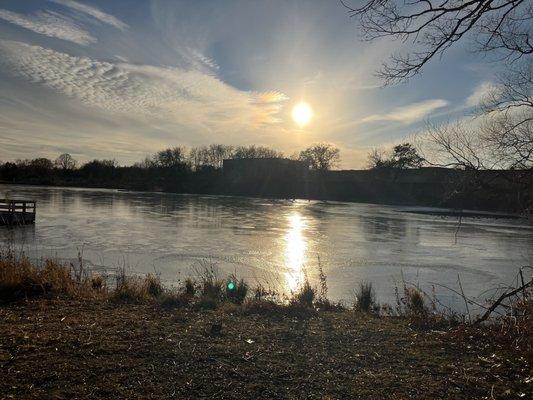 Sunset at the park