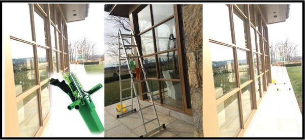 We provide high quality window cleaning services for both residential and commercial.