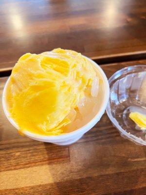 Mango Shaved Ice with Lychee Jelly