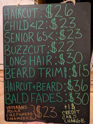 Price board