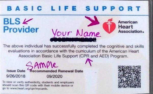 NEW CLASS ADDED THIS SUNDAY! Do you need a CPR Card Provided by AMERICAN HEART ASSOCIATION? Call us today to reserve your seat.