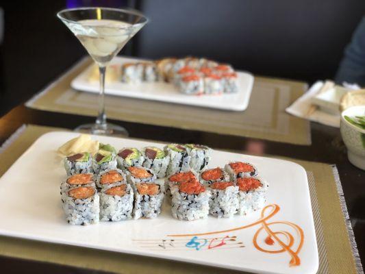 Sushi rolls - sweet potato, spicy tuna and more!