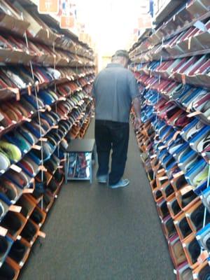 Dad shoe shopping!