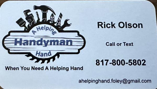 A Helping Hand Handyman