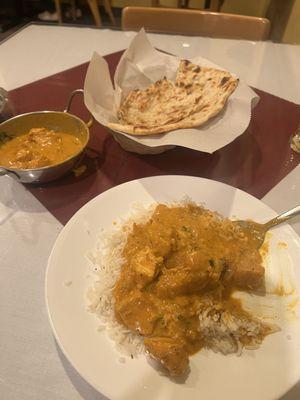 Delicious chicken  52. Chicken Rogan Josh 25. Chef Special Naan