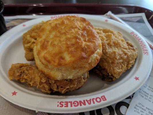 Chicken and biscuit