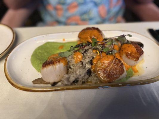 Sea scallops