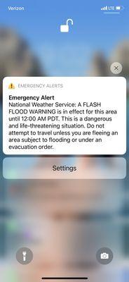 Multiple flood warnings