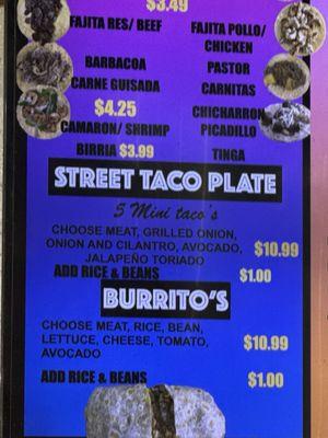 Board menu