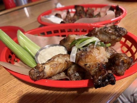 Garlic, Parmesan wings