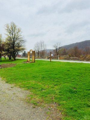 Lots of people use the rails for trails running through town