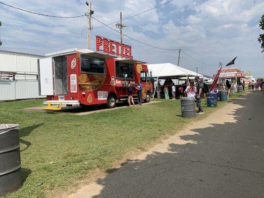 Ben's Pretzel food truck at Berrien County Youth Fair