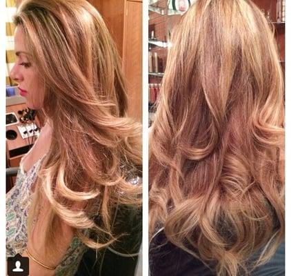 Glam blowout- no curling iron necessary!