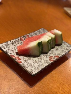 Dessert: watermelon