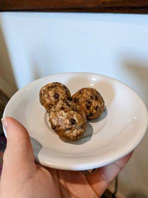 Energy balls if you're in a pinch and need a snack!