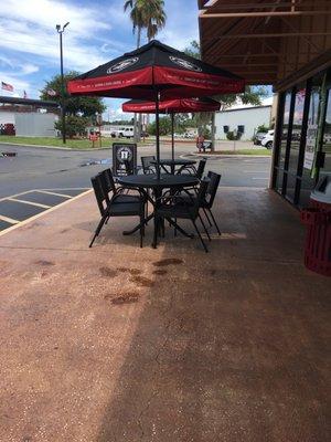 Outdoor seating