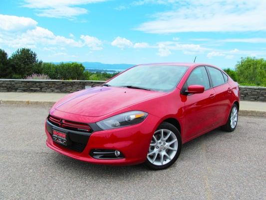 2013 Dodge Dart at the Spear Street lookout in Burlington, VT.