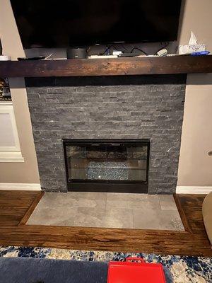 Fireplace remodel