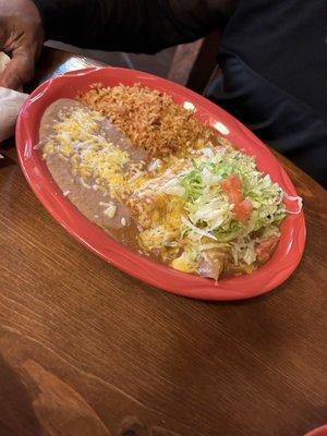 Enchiladas lunch special