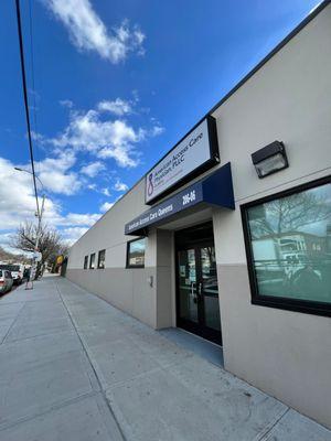 Sign and Awning