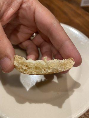 Bread Rolls showing some of the white edges