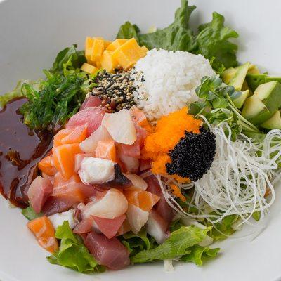 Sashimi over Rice