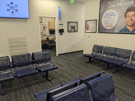 Patient waiting area