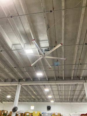 Skyblade Fan Installation in Goodwill Miami