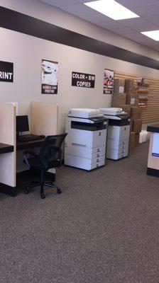 Computer rental, Color and B/W printing and scanning.