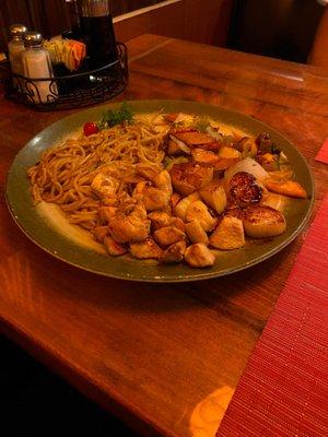 Chicken and Scallops