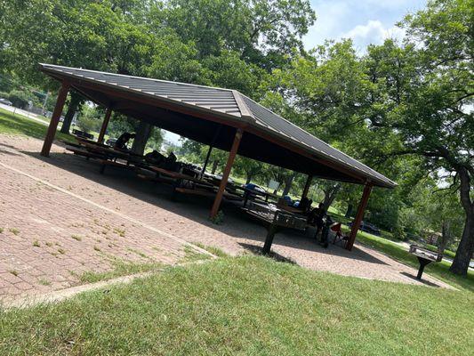 Covered picnic area