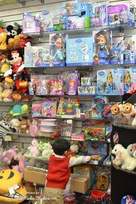 Kids love our wide range of toys and crafts!