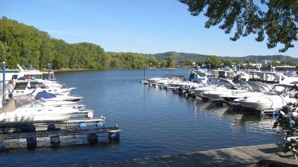 View from dining patio