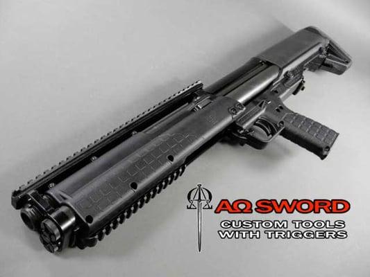 Exotic and hard to find firearms in stock, like this KSG bullpup shotgun, CA-legal with 15 rounds!