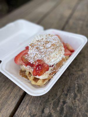 Strawberry Cheesecake Waffle