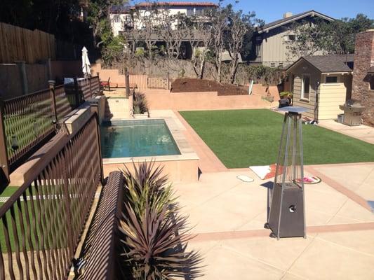 Backyard Patio.