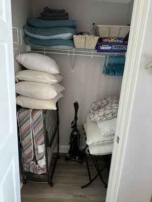 Closet Cleaned and organized