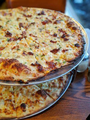 Top: Mashed Potato Pizza; Bottom: the Little City Pizza