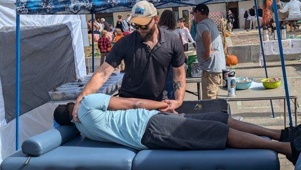 Myofascial Release at the Harvest Festival 2024!